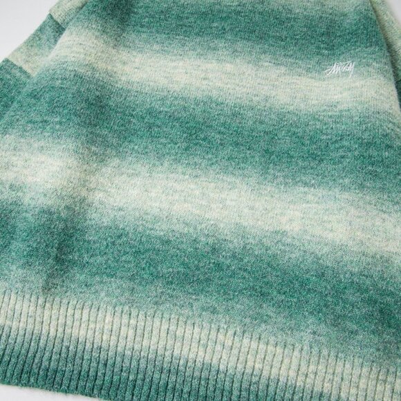 Stussy Gradient Button Knit Long-Sleeved Sweater - Picture 8 of 9